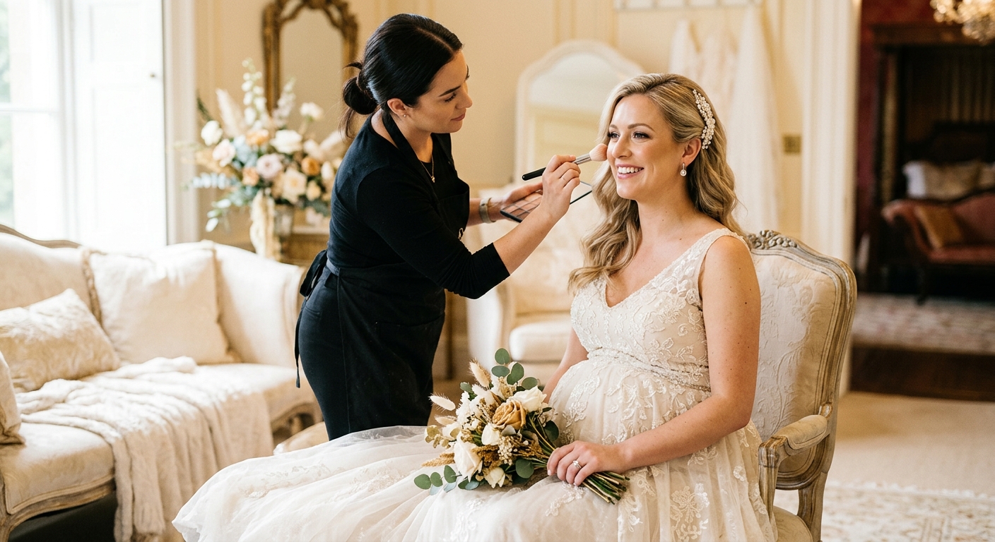 Maquillaje novia embarazada productos seguros