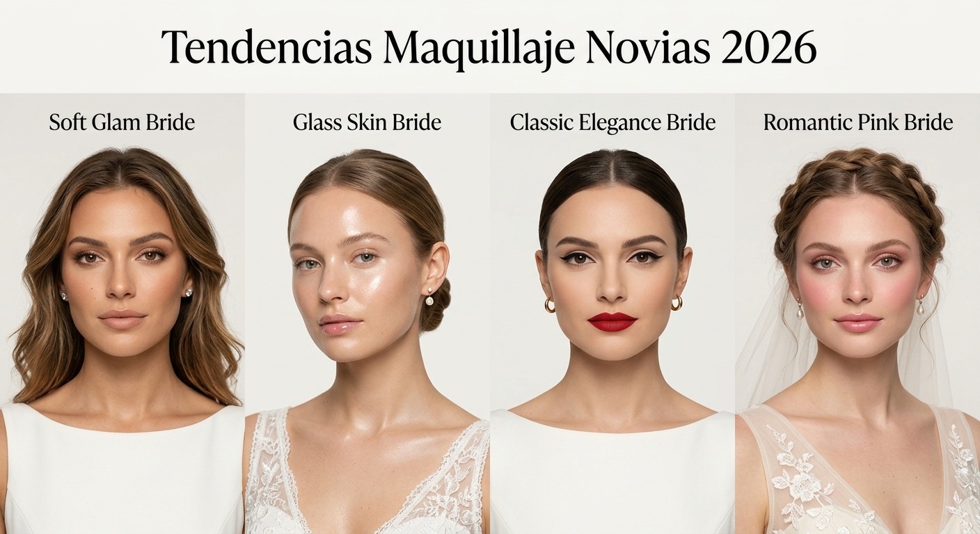 Tendencias maquillaje novias 2026